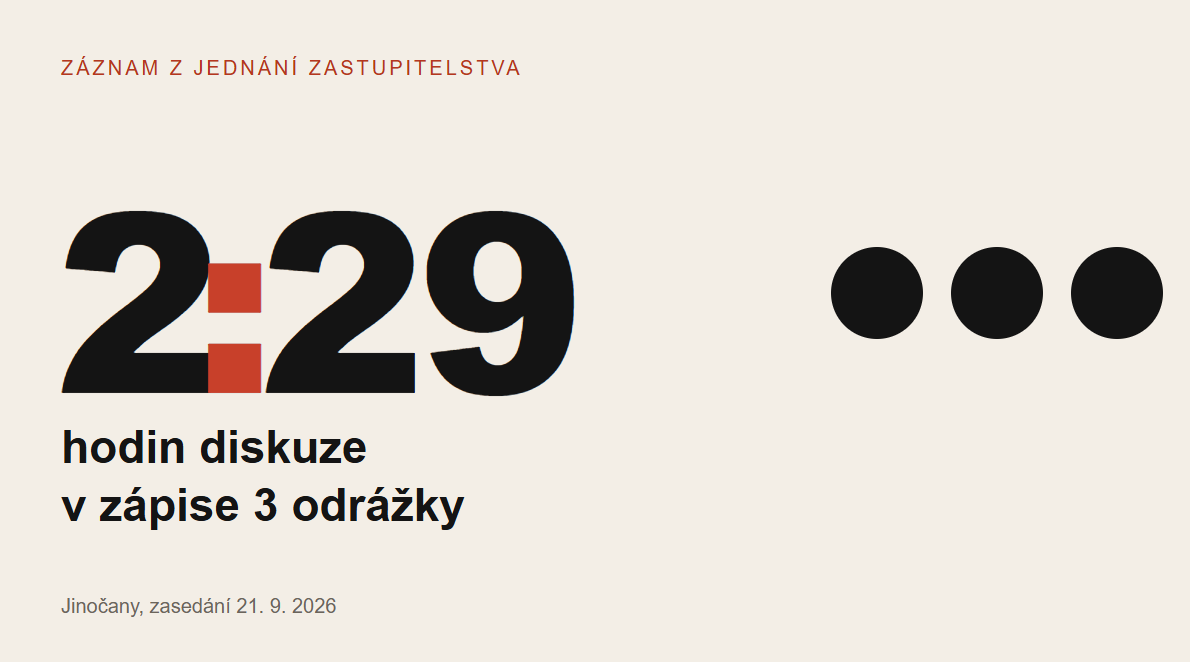 Proč chceme přenášet online a pořizovat záznam z jednání zastupitelstva?